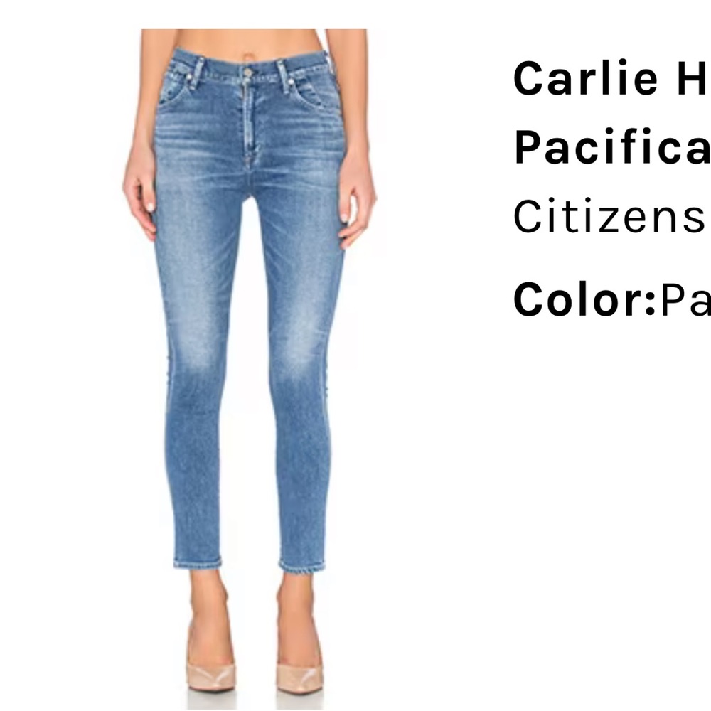 CITIZENS OF HUMANITY Carlie high rise skinnies